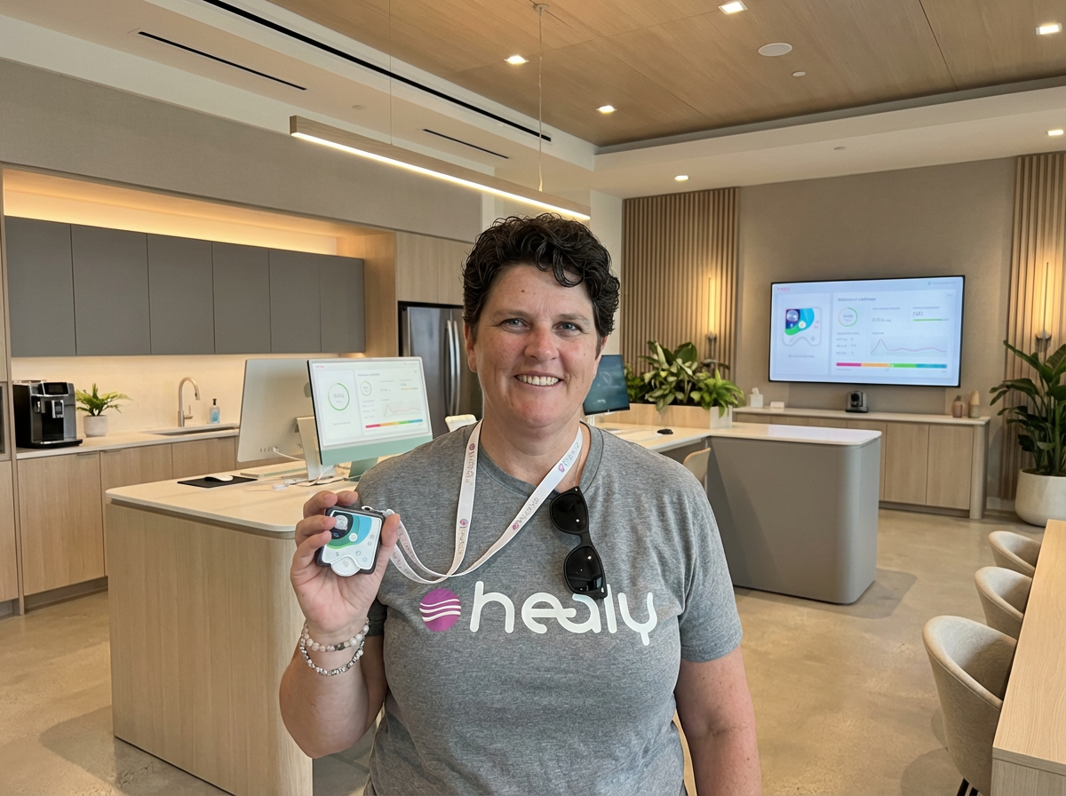 Silke Wismann mit Healy